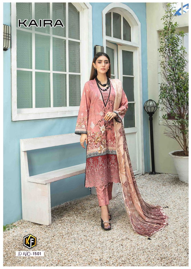 Keval Kaira Vol 15 Karachi Cotton Dress Material Catalog
